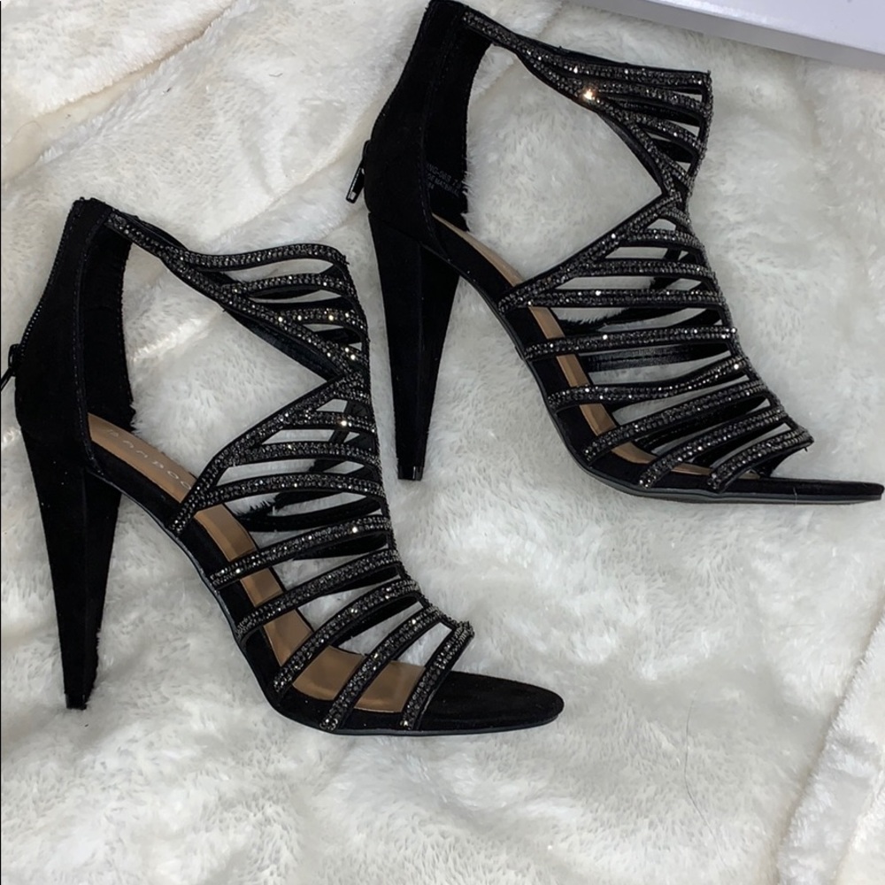 Black special event heels